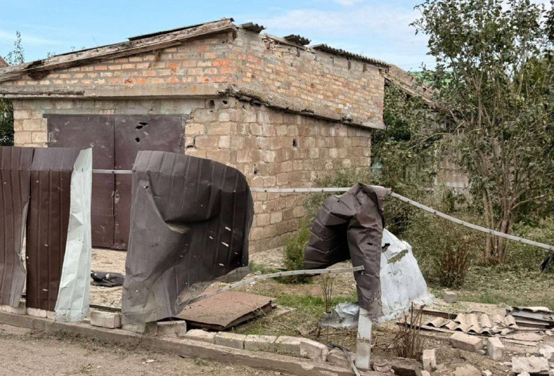 2 person wounded as result of artillery and drone strikes today in Dnipropetrovsk region