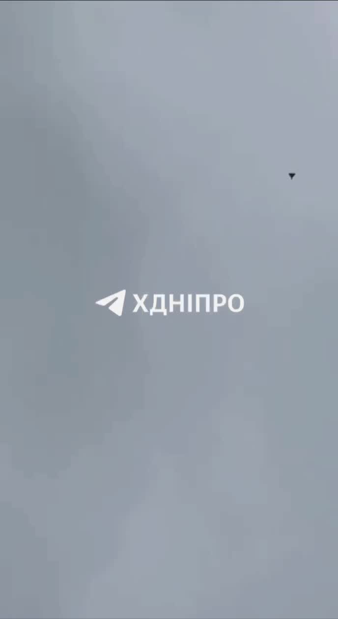 Violent explosions were reported in Dnipro. Drones strikes in the central part of city