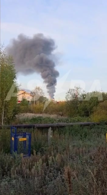 Big fire at Novo-Yaroslavskiy oil refinery