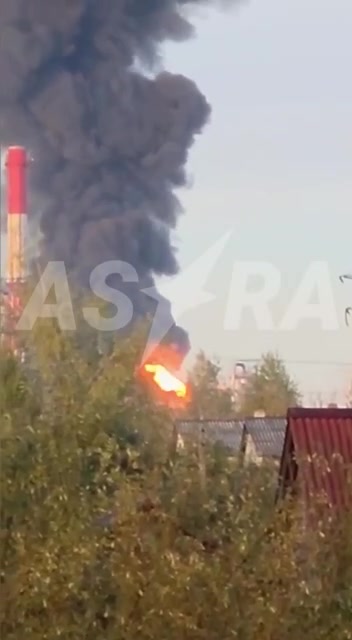 Big fire at Novo-Yaroslavskiy oil refinery