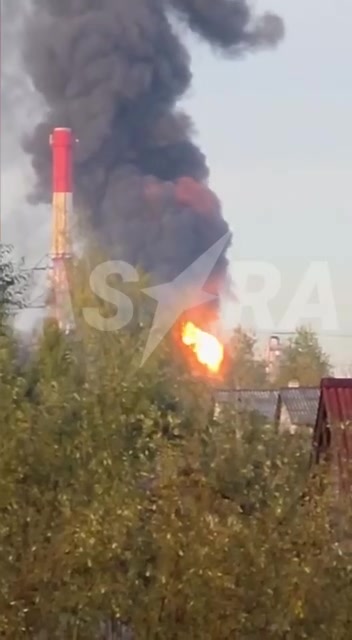 Big fire at Novo-Yaroslavskiy oil refinery