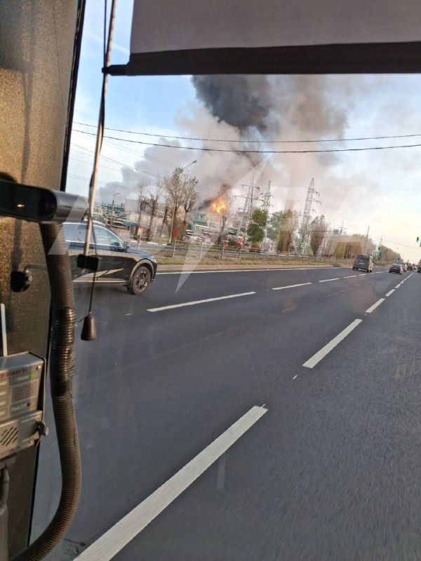 Big fire at Novo-Yaroslavskiy oil refinery