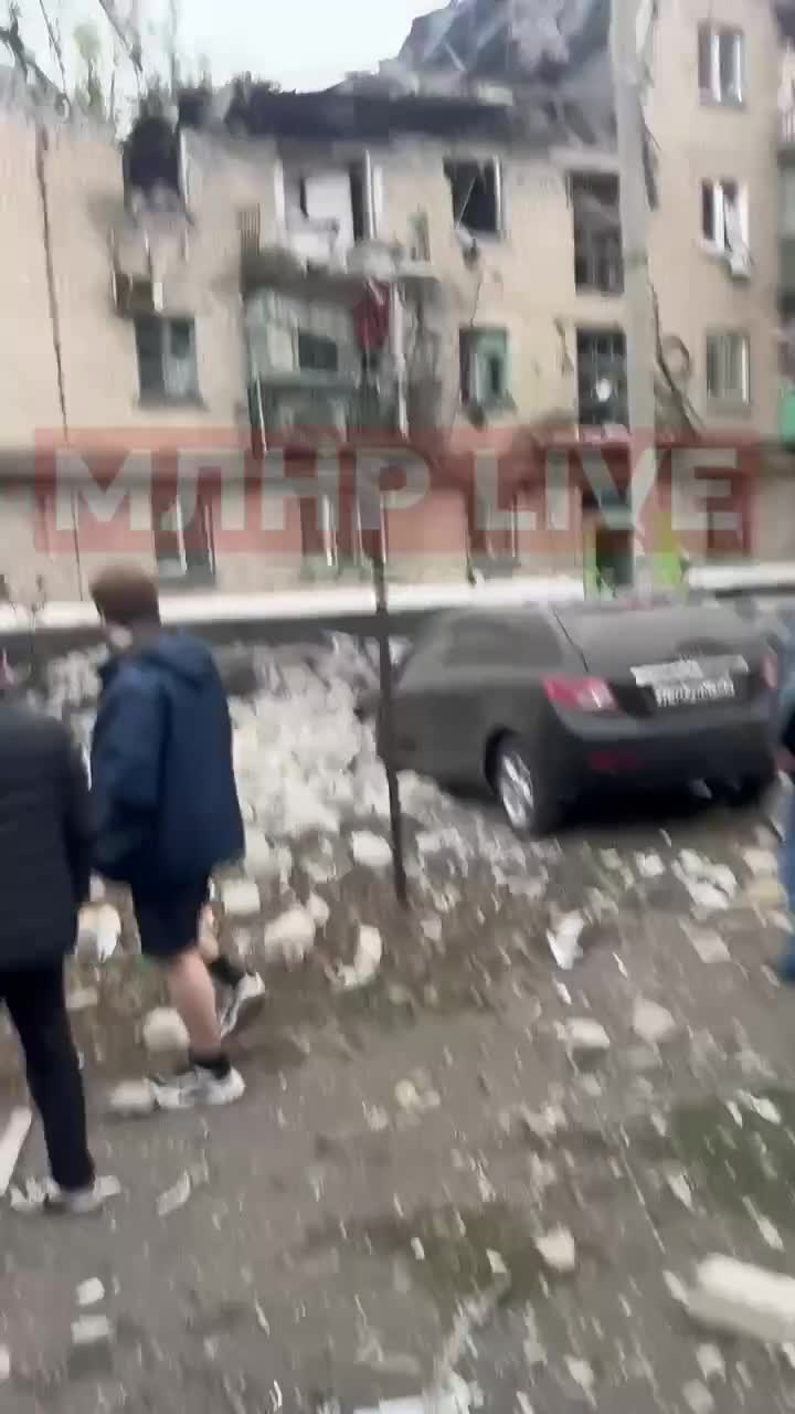 A residential house was partially destroyed in household gas explosion in Khrustalnyi(formerly Krasnyi Luch) at the occupied part of Luhansk region