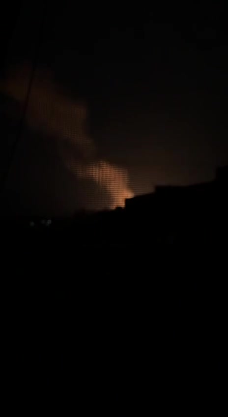 Smoke is rising in Sloviansk after explosions