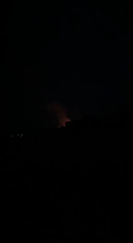Smoke is rising in Sloviansk after explosions