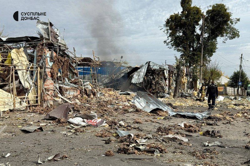 Rusko ostreľovalo trhovisko v Svjatohirsku