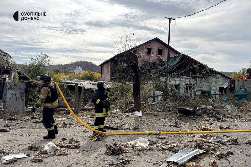 Russia shelled a market in Sviatohirsk