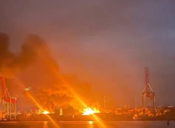 Overnight Russia attacked port infrastructure in Odesa region 