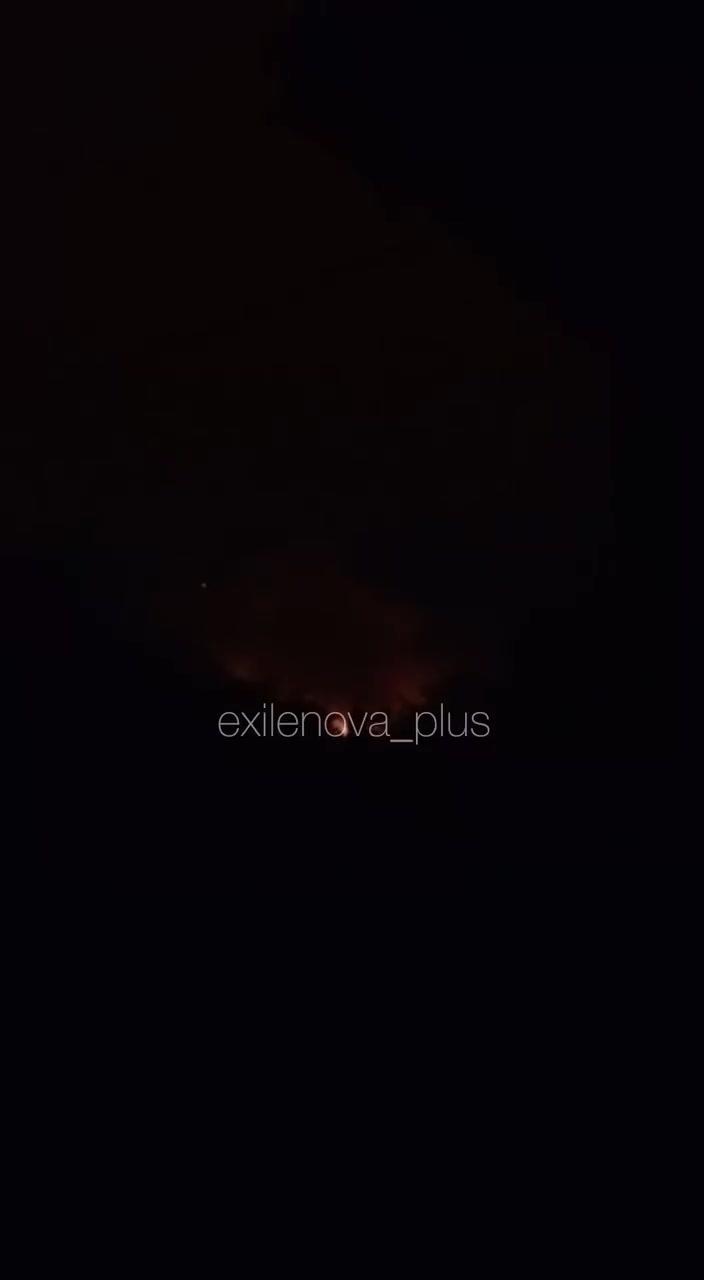 Explosions and secondary detonations were reported in Donetsk