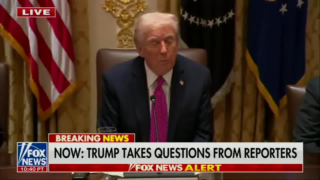 Question: What if Putin doesn't agree to peace during your meeting in Hungary What then? TRUMP: Let's see what happens. I think he will. I think President Putin wants to end the war