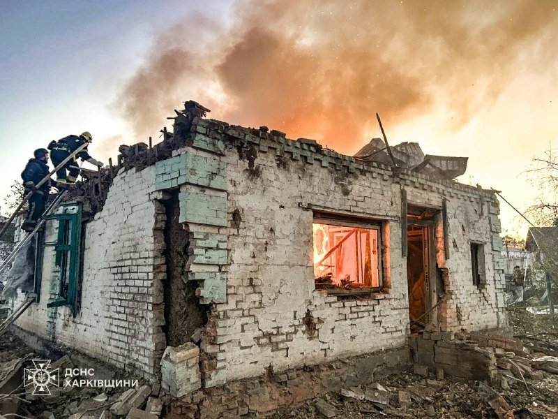 4 people wounded as result of airstrike with glide bomb in Lozova, Kharkiv Oblast