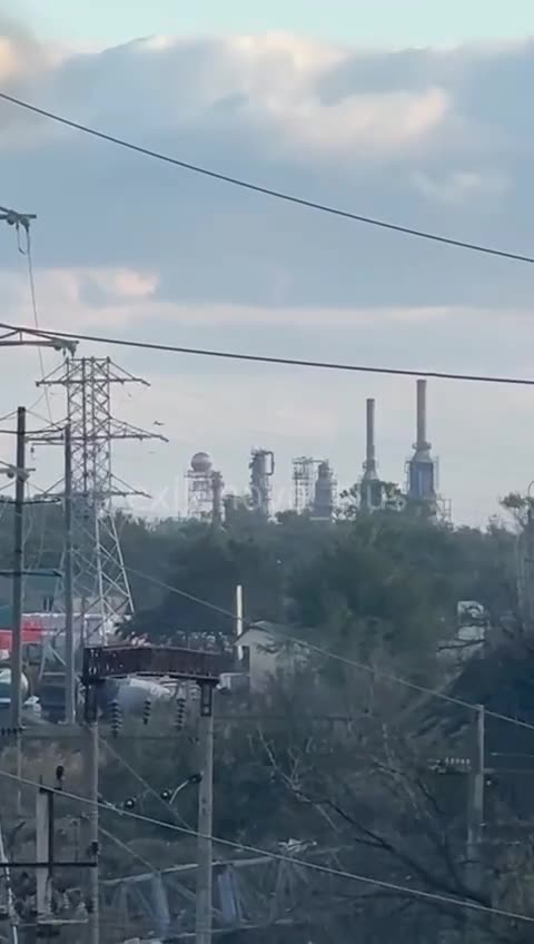 An oil depot was attacked with drones in Mahachkala