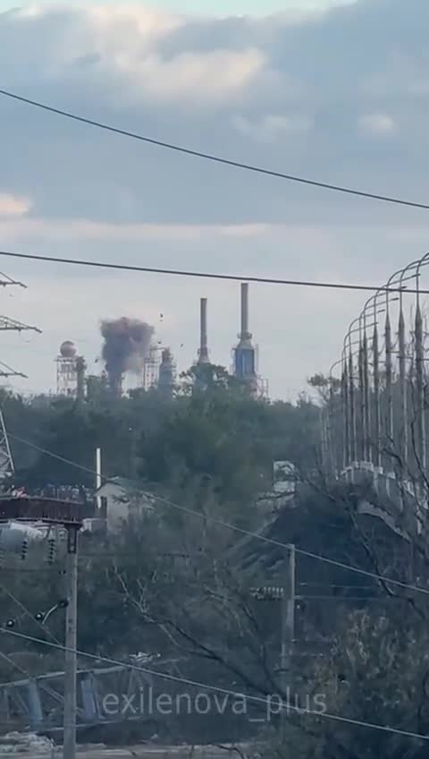 An oil depot was attacked with drones in Mahachkala