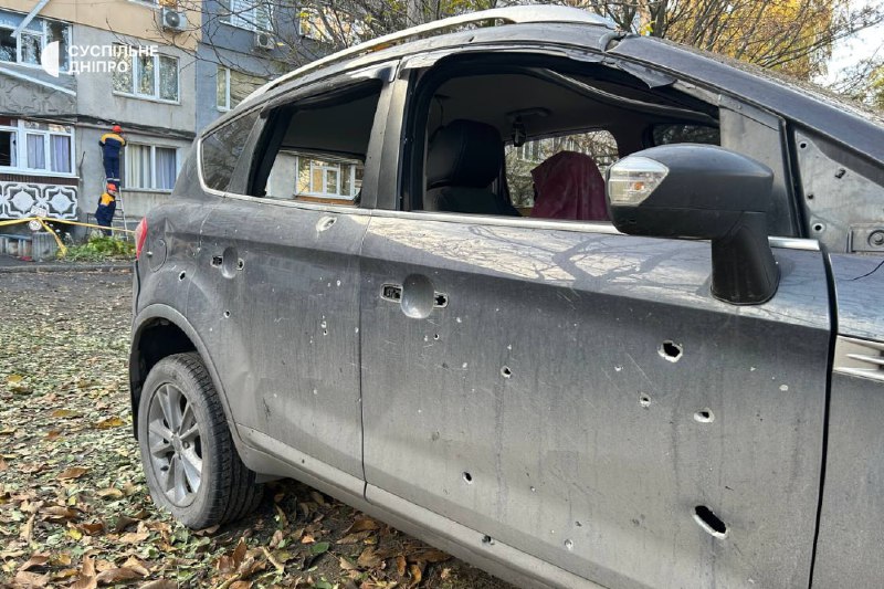 Damage in Pavlohrad after overnight bombardment