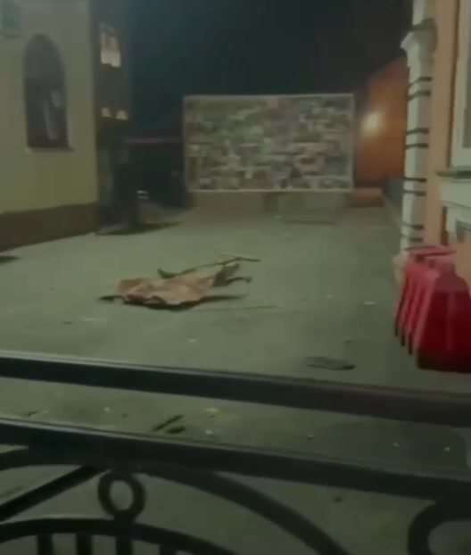 A synagogue in Kyiv was damaged as result of drones attack overnight. In total 7 people wounded in Kyiv