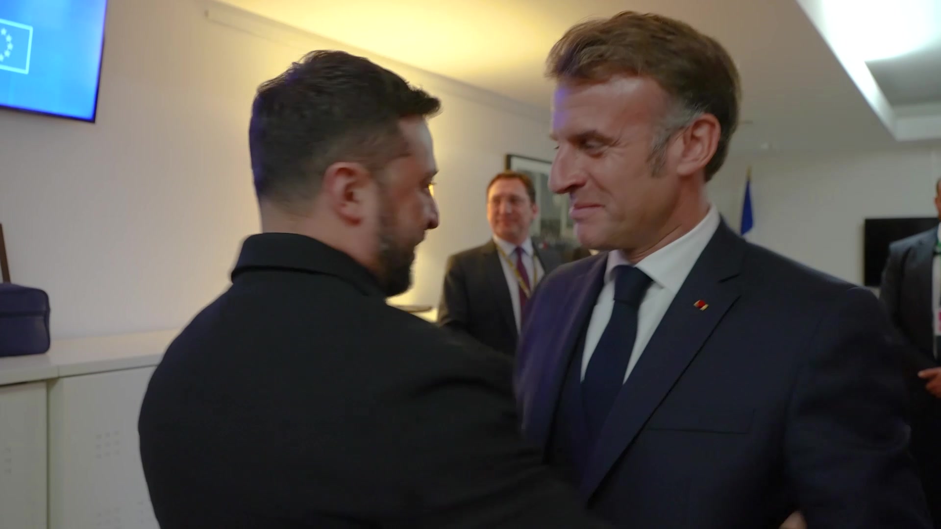 President Zelensky met with President Macron