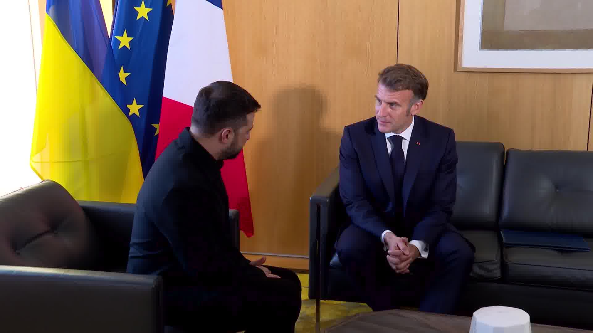 President Zelensky met with President Macron