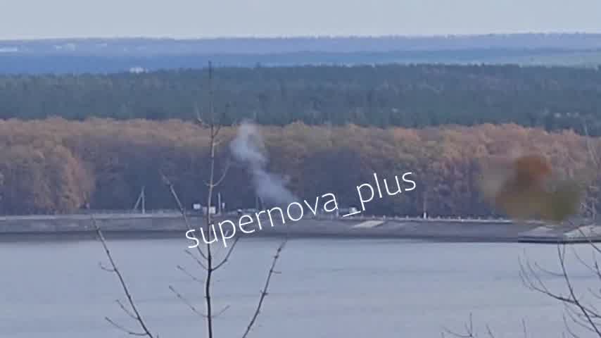 Dam of Belgorod water reservoir leaking after shelling with missiles