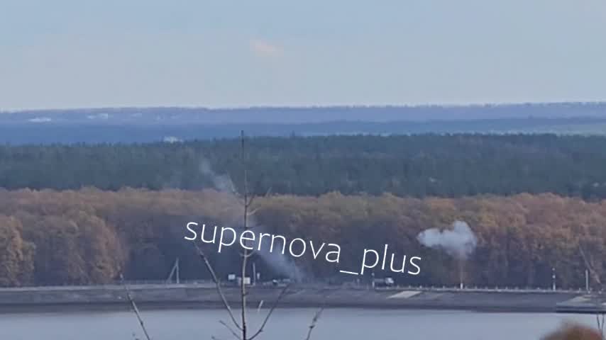 Dam of Belgorod water reservoir leaking after shelling with missiles