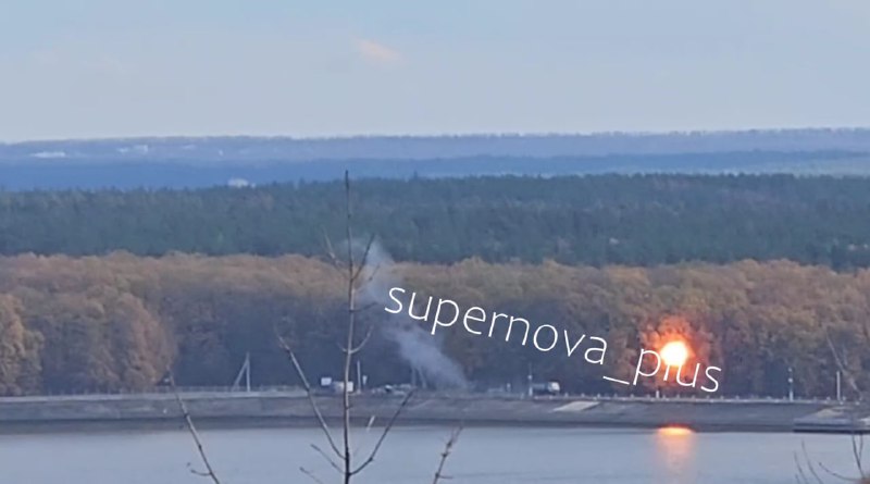 Dam of Belgorod water reservoir leaking after shelling with missiles