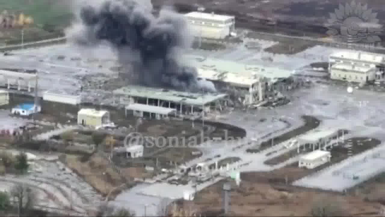 A Ukrainian MiG-29 carried out an airstrike on the Grayvoron checkpoint, targeting a buildup of Russian forces at the border facility