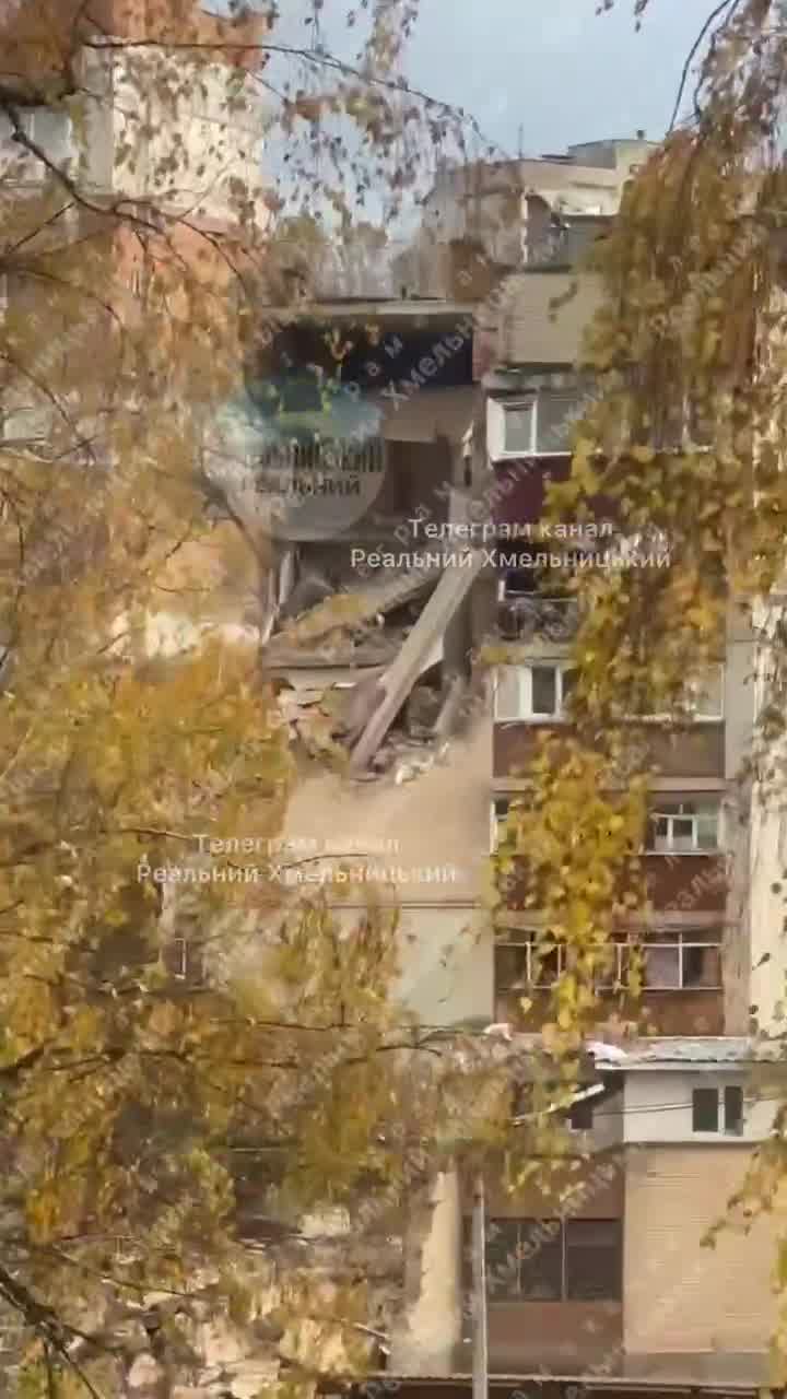 Residential house was partially destroyed in Khmelnitsky as result of household gas explosion 