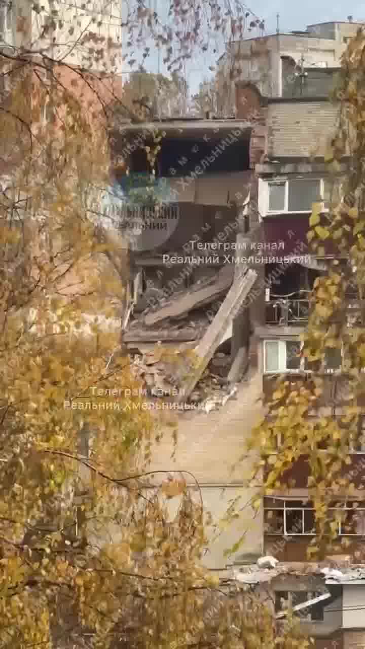 Residential house was partially destroyed in Khmelnitsky as result of household gas explosion 