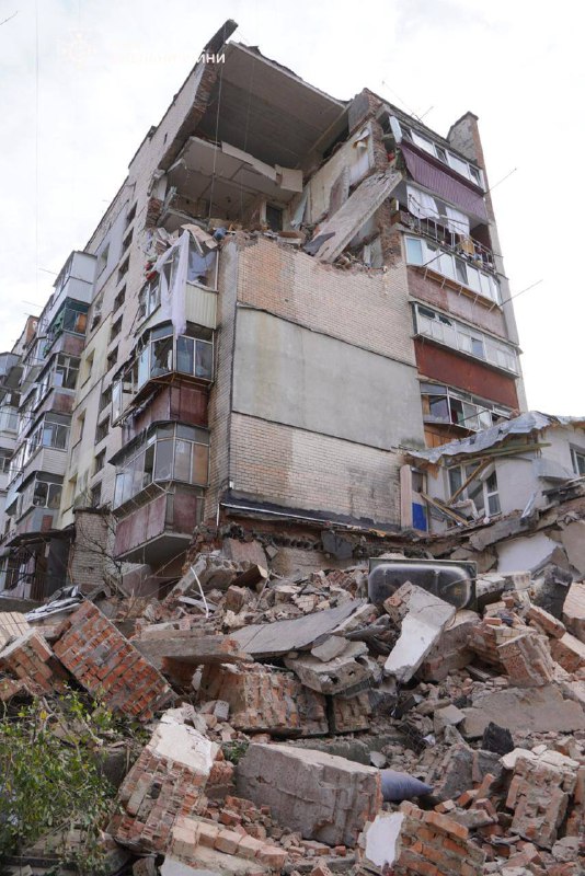 5 people wounded as result of household gas explosion in an apartment block in Khmelnitsky