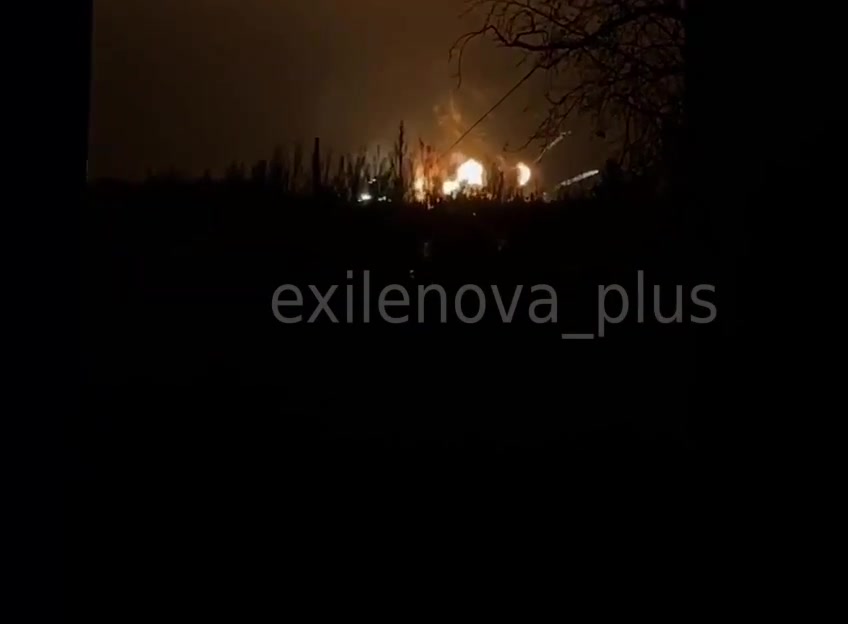 Ammunition depot exploded in Donets as result of suspected missile strike