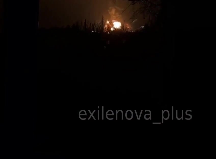Ammunition depot exploded in Donets as result of suspected missile strike