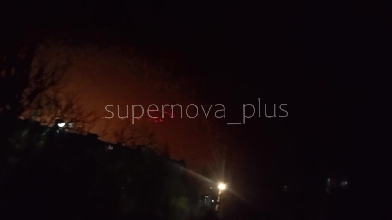 Explosions were reported in Berdyansk