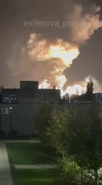 Fire in Novorossiysk is at Sheskharsis fuel terminal