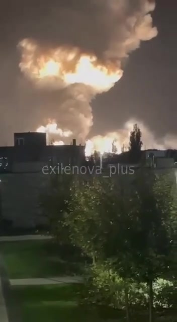 Fire in Novorossiysk is at Sheskharsis fuel terminal