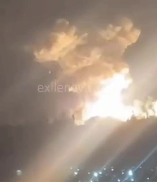Detonation of ammunition depot tonight in Novorossiysk 