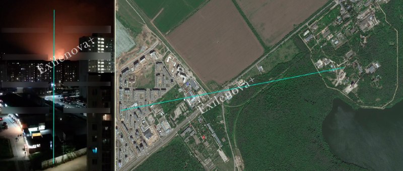 Veľký požiar v kancelárii vojenského a vesmírneho dizajnu vo Voroneži