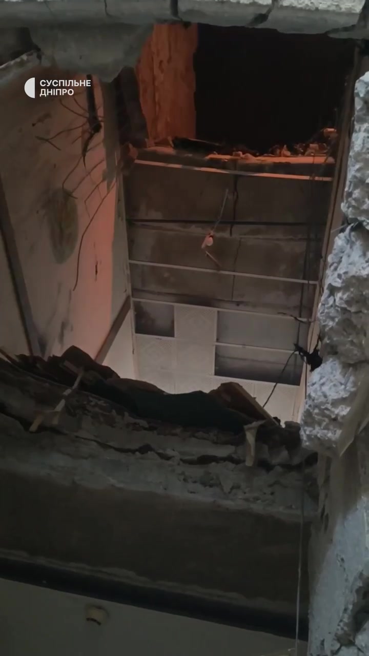 Editorial offices of Suspilne Dnipro and Ukrainske radio station were damaged as result of Russian drones strikes in Dnipro city 