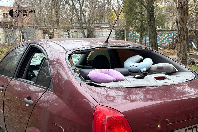 2 people wounded as result of Russian attack in Dnipro city overnight 