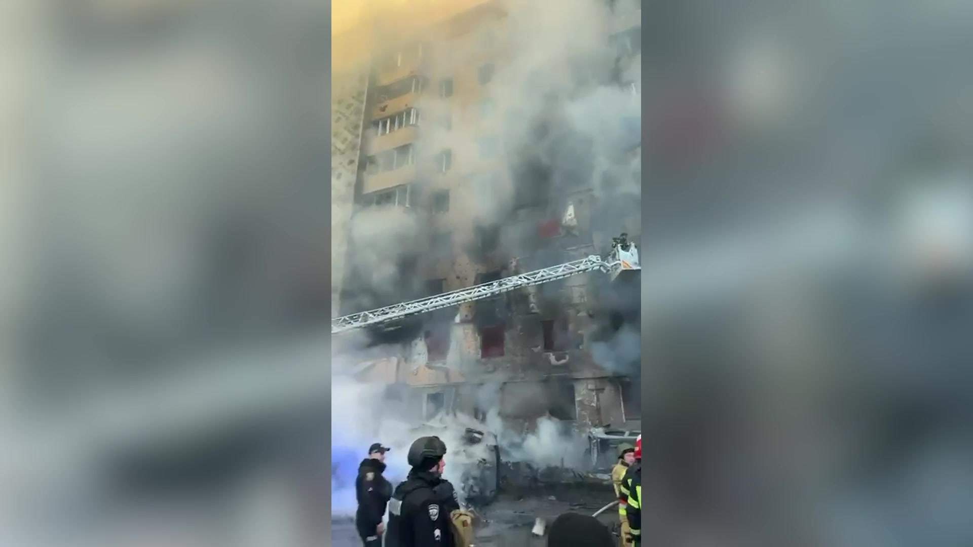 President Zelensky: More than 470 strike drones and 48 missiles of various types – ballistic, cruise were launched by Russia against Ukraine overnight. In Ternopil, there were hits on residential nine-story buildings, causing fires. Unfortunately, there is significant damage to buildings, and people may be trapped under the rubble. As of now, dozens of people are reported injured and nine people were killed