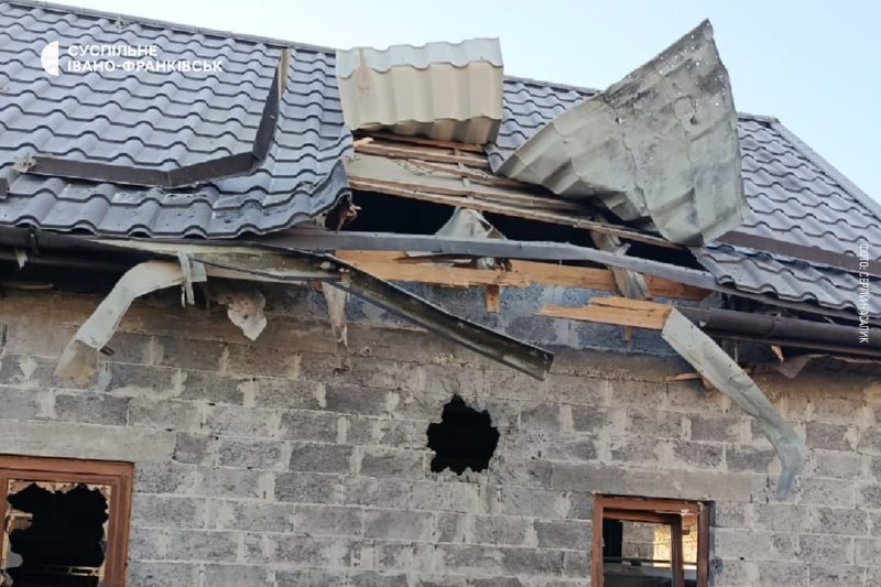 Ten houses were damaged in Verbylivtsi village of Ivano-Frankivsk region as result of Russian attack