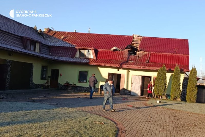 Ten houses were damaged in Verbylivtsi village of Ivano-Frankivsk region as result of Russian attack