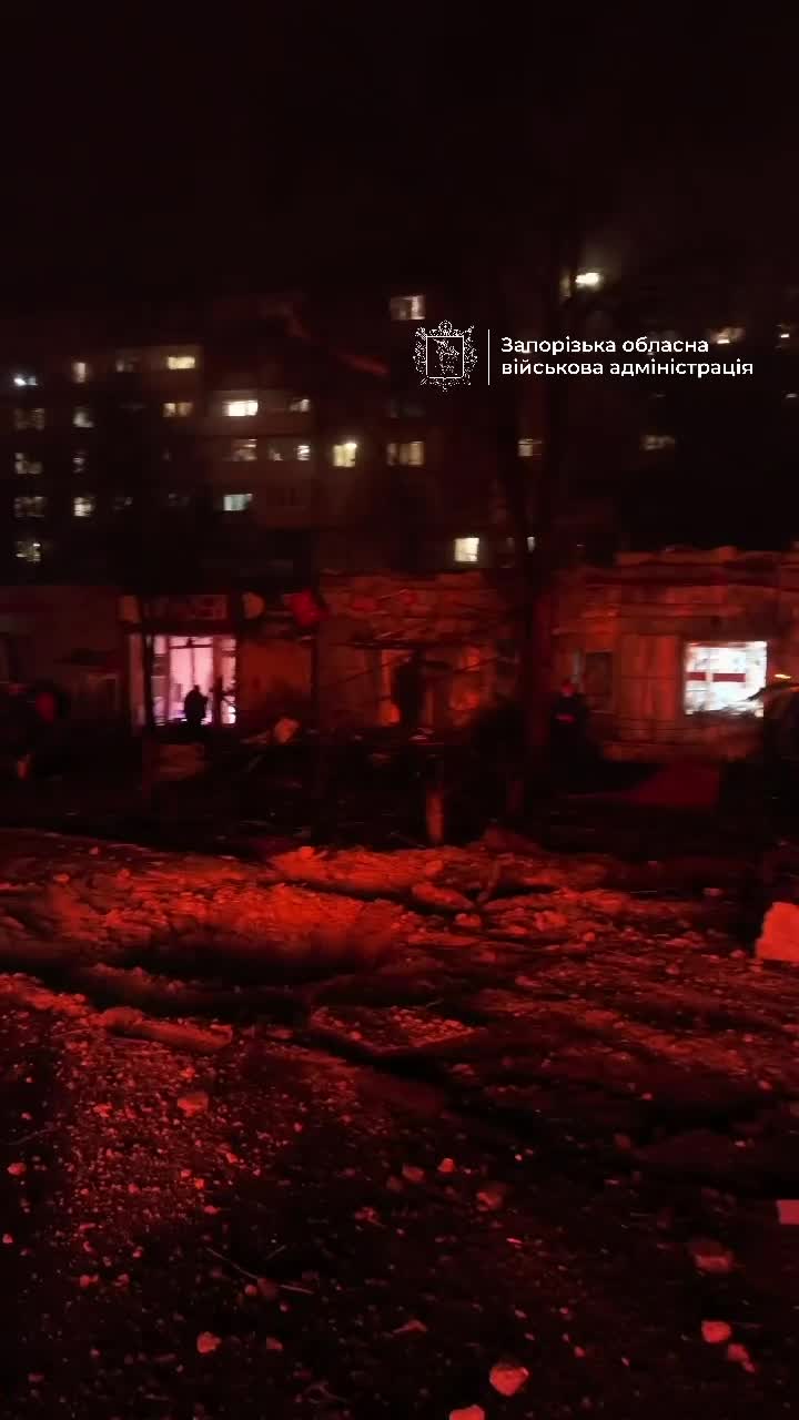 At least 2 people wounded as result of Russian airstrikes in Zaporizhzhia 