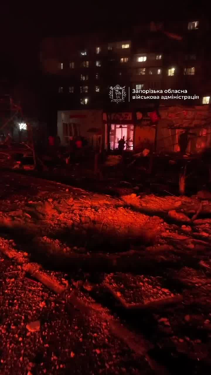 At least 2 people wounded as result of Russian airstrikes in Zaporizhzhia 