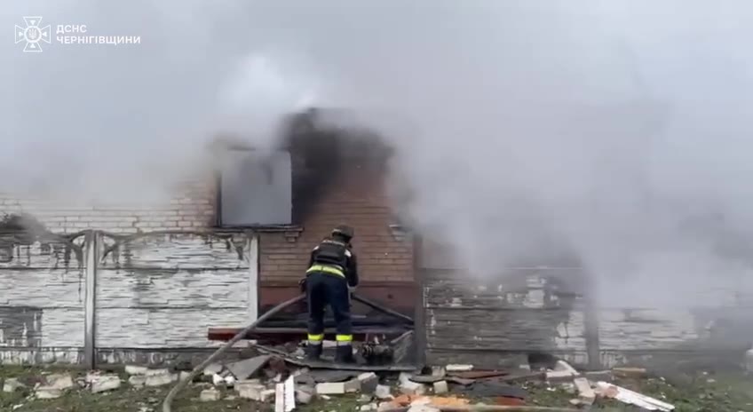 2 people wounded as result of drone strike in Chernihiv