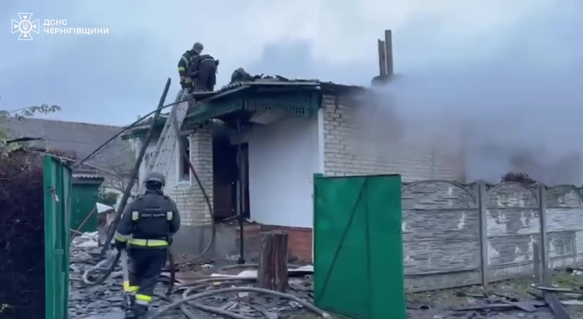 2 people wounded as result of drone strike in Chernihiv