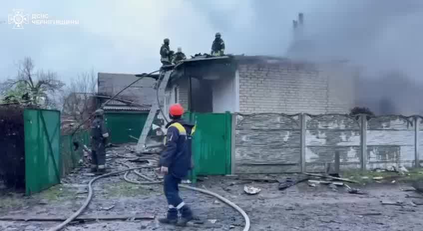 2 people wounded as result of drone strike in Chernihiv