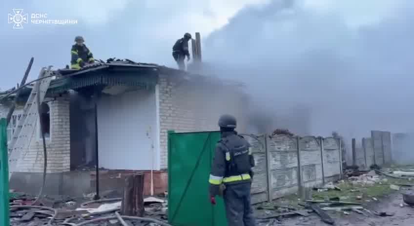 2 people wounded as result of drone strike in Chernihiv