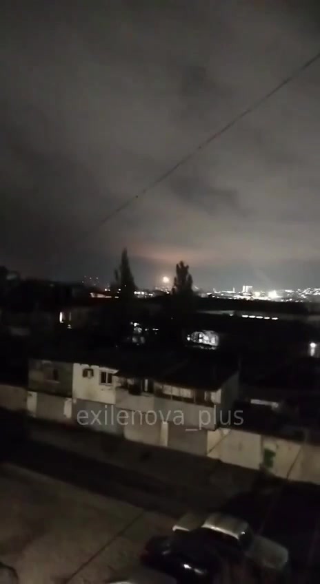 Explosions and fire reported in Novorossiysk