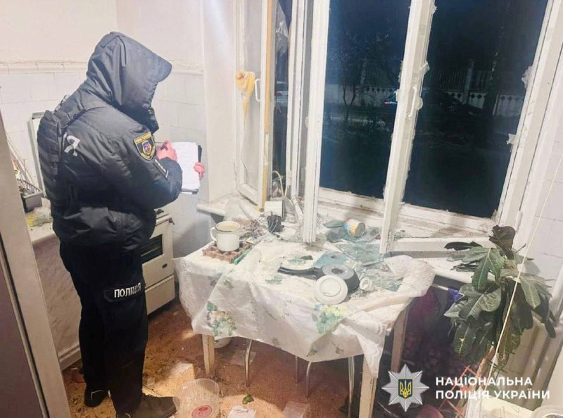 1 child wounded, widespread damage to residential houses in Bila Tserkva as result of Russian attack overnight