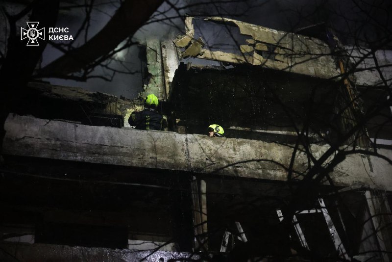 Zelensky: Our rescuers are currently working in Kyiv at the sites of Russian strikes. The main Russian strike at night was on the capital and the region, and there is a lot of damage to residential buildings and civilian infrastructure in the city. As of now, thirteen people are known to have been injured and six killed. There is destruction in the Odesa region: there were strikes on ports, food and infrastructure - no military sense. They also struck in the Dnipro, Kharkiv, Chernihiv and Cherkasy regions. The main targets are power infrastructure and everything that ensures normal life. In total, the Russians used 22 missiles of various types, including aeroballistic ones, and more than 460 drones