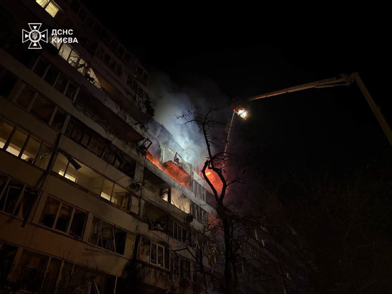 Zelensky: Our rescuers are currently working in Kyiv at the sites of Russian strikes. The main Russian strike at night was on the capital and the region, and there is a lot of damage to residential buildings and civilian infrastructure in the city. As of now, thirteen people are known to have been injured and six killed. There is destruction in the Odesa region: there were strikes on ports, food and infrastructure - no military sense. They also struck in the Dnipro, Kharkiv, Chernihiv and Cherkasy regions. The main targets are power infrastructure and everything that ensures normal life. In total, the Russians used 22 missiles of various types, including aeroballistic ones, and more than 460 drones